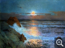 Fernand LOYEN DU PUIGAUDEAU (1864-1930), Sunset at Le Croisic. Landscape of Brittany, 1895, oil on canvas, 65 x 81 cm. © Cologne, Wallraf Richartz Museum, Fondation Corboud / Rheinishes Bildarchiv