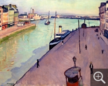 Albert MARQUET (1875-1947), Le Havre, ca. 1911, huile sur toile. © Zurich, collection E.G. Bührle