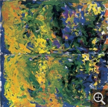 Joan MITCHELL (1925-1992), The Big Valley no.IX, 1983-1984, oil on canvas. © Frac Haute-Normandie / J. Hyde