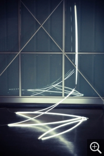 François MORELLET (1926), Lamentable, 8 neon rod arcs of a circle, 8 metres in diameter. © MuMa Le Havre / Laurent Lachèvre — © ADAGP, Paris, 2013