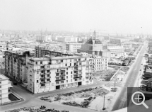 Anonyme (photographe du MRU), Boulevard François 1er, [église Saint-Joseph en construction], 1955. Photothèque de la DICOM © MEDDE / MLETR © Auguste Perret, UFSE, SAIF 2015