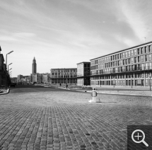 Anonyme (photographe du MRU), Boulevard François 1er, juillet 1957. Photothèque de la DICOM © MEDDE / MLETR © Auguste Perret, UFSE, SAIF 2015