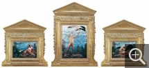 PIERRE ET GILLES - Pierre Commoy (1950) et Gilles Blanchard (1953), Ganymède (Modèle : Frédéric Lenfant), 2001, triptyque - photographies peintes - pièces uniques. Pinault Collection. © Pierre et Gilles