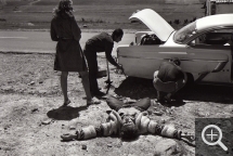 Bernard PLOSSU (1945), Bill, Juan, Laurie, Roger, Mexico, 1966, photography. © Bernard Plossu