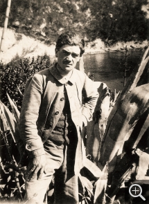 Anonyme, Friesz in Cassis, 1907, photography. Paris, collection David Butcher. © All rights reserved