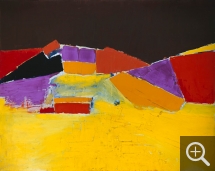 Nicolas de STAËL (1914-1955), Agrigente, 1954, huile sur toile, 73 x 92 cm. Collection privée. © Droits réservés — © ADAGP, Paris, 2014