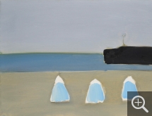 Nicolas de STAËL (1914-1955), Calais, 1954, huile sur toile, 46 x 61 cm. Collection privée. © J.L. Losi — © ADAGP, Paris, 2014