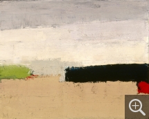 Nicolas de STAËL (1914-1955), Paysage (Remparts, Paysage Honfleur), 1952, huile sur toile, 65 x 81cm. Milwaukee Art Museum (MAM). © Efraim Lev-er — © New York, Artists Rights Society (ARS) — © ADAGP, Paris, 2014