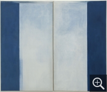 Geneviève ASSE (1923-2021), Ouverture II, 1971, diptyque, huile sur toile, 194,5 x 228 cm. Le Havre, MuMa. © MuMa Le Havre / Charles Maslard © ADAGP, Paris, 2015