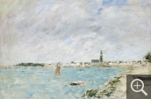 Eugène BOUDIN (1824-1898), Le Croisic. Vue générale prise de Pen Bron, 1897, huile sur toile, 50,4 x 74 cm. © MuMa Le Havre / Florian Kleinefenn