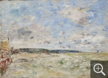 Eugène BOUDIN (1824-1898), Open Sky with Clouds over Trouville, ca. 1896, oil on canvas, 59.5 cm x 81.5 cm. © MuMa Le Havre / Florian Kleinefenn