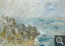 Eugène BOUDIN (1824-1898), La Pointe du Raz, 1897, huile sur toile, 64,5 x 90,5 cm. © MuMa Le Havre / Florian Kleinefenn