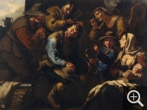 Giacomo Francesco CIPPER dit "IL TODESCHINI" (1664-1736), L’Excision de la pierre de folie, huile sur toile, 175 x 229 cm. © MuMa Le Havre