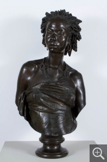 Charles-Henri-Joseph CORDIER (1827-1905), Nubian Woman, 1851, bronze, h. : 82 cm. © MuMa Le Havre / Charles Maslard