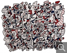 Jean DUBUFFET (1901-1985), Ontogenesis, 1975, vinyl on panel, 251 x 316 cm. © MuMa Le Havre / Florian Kleinefenn — © ADAGP, Paris, 2013