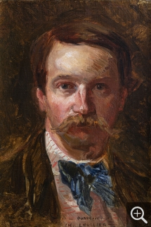 Othon FRIESZ (1879-1949), Portrait de Charles Lhullier, vers 1896, huile sur toile, 46 x 30 cm. Le Havre, musée d'art moderne André Malraux, don de Madame E.Othon Friesz. © 2021 - MuMa Le Havre - Charles Maslard