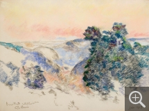 Armand GUILLAUMIN (1841-1927), Brouillard au soleil levant, 1919, pastel sur papier vergé, 47 x 62 cm. Collection Olivier Senn. Donation Hélène Senn-Foulds, 2004. © MuMa Le Havre / Florian Kleinefenn Armand GUILLAUMIN (1841-1927), Brouillard au soleil levant, 1919, pastel sur papier vergé, 47 x 62 cm. Collection Olivier Senn. Donation Hélène Senn-Foulds, 2004. © MuMa Le Havre / Florian Kleinefenn