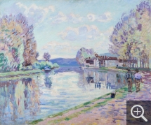 Armand GUILLAUMIN (1841-1927), La Seine à Samois, ca. 1898, huile sur toile, 60 x 73 cm. © MuMa Le Havre / Charles Maslard