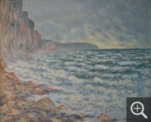 Claude MONET (1840-1926), Fécamp, bord de mer, 1881, huile sur toile, 63,5 x 80 cm. Le Havre Musée d’art moderne André Malraux, achat de la Ville avec l'aide du Fonds régional d'acquisition des musées, 1994. © MuMa Le Havre / David Fogel