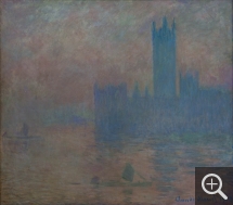 Claude MONET (1840-1926), Le Parlement de Londres, 1903, huile sur toile, 81 x 92 cm. © MuMa Le Havre / David Fogel