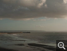 Jacqueline SALMON (1943), La Rade, vue depuis Sainte-Adresse, 14 octobre 2012, 16h41, épreuve pigmentaire, 26,5 x 40 cm. © Jacqueline Salmon