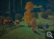 Paul SÉRUSIER (1864-1927), Le Berger Corydon, 1913, huile sur toile, 73 x 99 cm. © MuMa Le Havre / David Fogel Paul SÉRUSIER (1864-1927), Le Berger Corydon, 1913, huile sur toile, 73 x 99 cm. © MuMa Le Havre / David Fogel