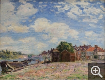 Alfred SISLEY (1839-1899), The Loing at Saint-Mammès, 1885, oil on canvas, 55 x 73.2 cm. © MuMa Le Havre / David Fogel