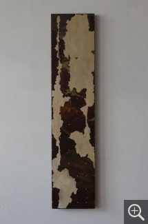 Patrice BALVAY (1968), Topologie, 2002, huile sur toile, 20 x 90cm. © Patrice Balvay