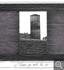 François TROCQUET (1959), L'homme qui voulu être roi..., 2016, Stylo bille et feutre sur papier japon. © François Trocquet François TROCQUET (1959), L'homme qui voulu être roi..., 2016, Stylo bille et feutre sur papier japon. © François Trocquet