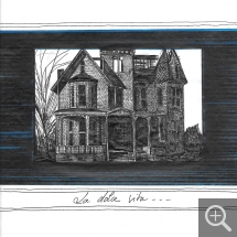 François TROCQUET (1959), La dolce vita..., 2016, Stylo bille et feutre sur papier japon. © François Trocquet