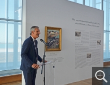 Cérémonie officielle menée par Jean-Baptiste Gastinne, Maire du Havre