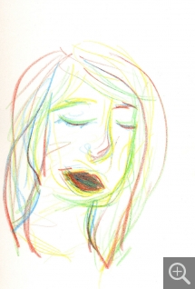 Anonyme, extrait du cahier de caricatures - espace de découverte de l’exposition « Lyonel Feininger, l'arpenteur du monde ». © All rights reserved