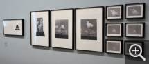 Vue partielle de l'exposition « Les nuages… Là-bas… Les merveilleux nuages ». Barbara et Michael Leisgen, La Création des nuages, 1974. © MuMa Le Havre / Christian Le Guen
