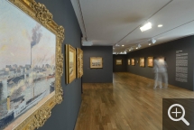 Vue partielle de l'exposition « Pissarro dans les ports ». © MuMa Le Havre / Laurent Lachèvre