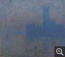 Claude MONET (1840-1926), Le Parlement de Londres, 1903, huile sur toile, 81 x 92 cm. © MuMa Le Havre / David Fogel