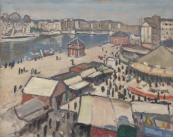 Albert MARQUET (1875-1947), Fête foraine au Havre, 1906, huile sur toile, 65 x 81 cm. Bordeaux, musée des beaux-arts. © Mairie de Bordeaux - musée des Beaux-Arts/Lysiane Gauthier