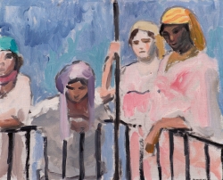 Albert MARQUET (1875-1947), Femmes d’Alger, vers 1920-1921, huile sur toile marouflée sur carton, 33 x 41 cm. 'Collection particulière. ©Wilson Graham Albert MARQUET (1875-1947), Femmes d’Alger, vers 1920-1921, huile sur toile marouflée sur carton, 33 x 41 cm. 'Collection particulière. ©Wilson Graham