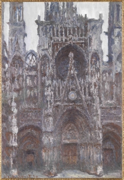 Claude MONET (1840-1926), La Cathédrale de Rouen. Le Portail vu de face, 1892, huile sur toile, 107 x 74 cm. Paris. RMN-Grand Palais (musée d'Orsay) / Patrice Schmidt