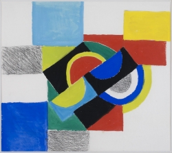 Sonia DELAUNAY-TERK (1885-1979), Rythme couleurs n°1091, 1967, huile sur toile, 78 x 117,8 cm. @ MuMa