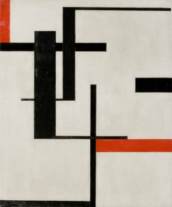 Jean Hélion, "Tensions", 1932, huile sur toile, 72,8 x 60 cm. Le Havre Musée d’art moderne André Malraux. ©MuMa Le Havre / Florian Kleinefenn @Adagp Paris 2023 Jean Hélion, "Tensions", 1932, huile sur toile, 72,8 x 60 cm. Le Havre Musée d’art moderne André Malraux. ©MuMa Le Havre / Florian Kleinefenn @Adagp Paris 2023