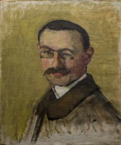 Albert MARQUET (1875-1947), Autoportrait, 1904, huile sur toile, 46 x 38 cm. Mairie de Bordeaux Musée des Beaux-Arts. © Mairie de Bordeaux musée des Beaux-Arts/Frédéric Deval