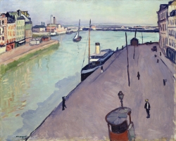 Albert MARQUET (1875-1947), Le Havre, 1906, huile sur toile, 65 x 81 cm. Collection Emil Bührle en prêt à long terme à la Kunsthaus - Zurich. © Fondation collection Emil Bührle - Zurich/Kunsthaus Zürich