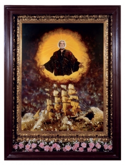 PIERRE ET GILLES - Pierre Commoy (1950) et Gilles Blanchard (1953), La Tempête, 1997, photographie peinte - pièce unique, 139,1 x 106 cm. . © Pierre et Gilles