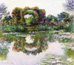 Claude Monet, Les Arceaux fleuris, Giverny, 1913, Phoenix Art Museum, Arizona