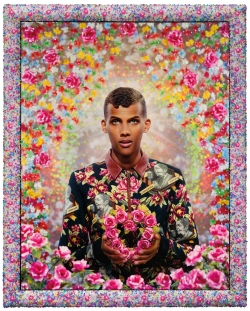 PIERRE ET GILLES - Pierre Commoy (1950) et Gilles Blanchard (1953), Pour toujours (Modèle : Stromae), 2014, photographie peinte - pièce unique, 162 x 130 cm. . © Pierre et Gilles PIERRE ET GILLES - Pierre Commoy (1950) et Gilles Blanchard (1953), Pour toujours (Modèle : Stromae), 2014, photographie peinte - pièce unique, 162 x 130 cm. . © Pierre et Gilles