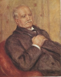 Pierre-Auguste RENOIR (1841-1919), Portrait de Paul Durand-Ruel, 1910, huile sur toile, 65 x 54 cm. Archives Durand-Ruel. © Durand-Ruel & Cie