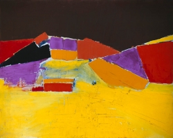 Nicolas de STAËL (1914-1955), Agrigente, 1954, huile sur toile, 73 x 92 cm. Collection privée. © Droits réservés — © ADAGP, Paris, 2014