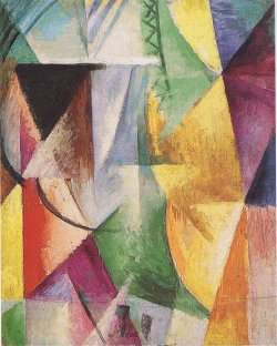 Robert DELAUNAY (1885-1941), Une fenêtre, 1912-1913. Paris, Centre Goeges Pompidou. ©  Droits réservés