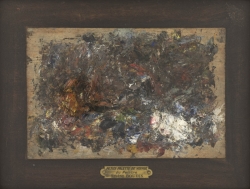 Eugène BOUDIN (1824-1898), Palette de voyage du peintre. © MuMa Le Havre / Charles Maslard