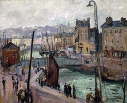 Othon FRIESZ (1879-1949), Le Havre, Bassin du Roy, oil on canvas. © MuMa Le Havre / Florian Kleinefenn Othon FRIESZ (1879-1949), Le Havre, Bassin du Roy, oil on canvas. © MuMa Le Havre / Florian Kleinefenn